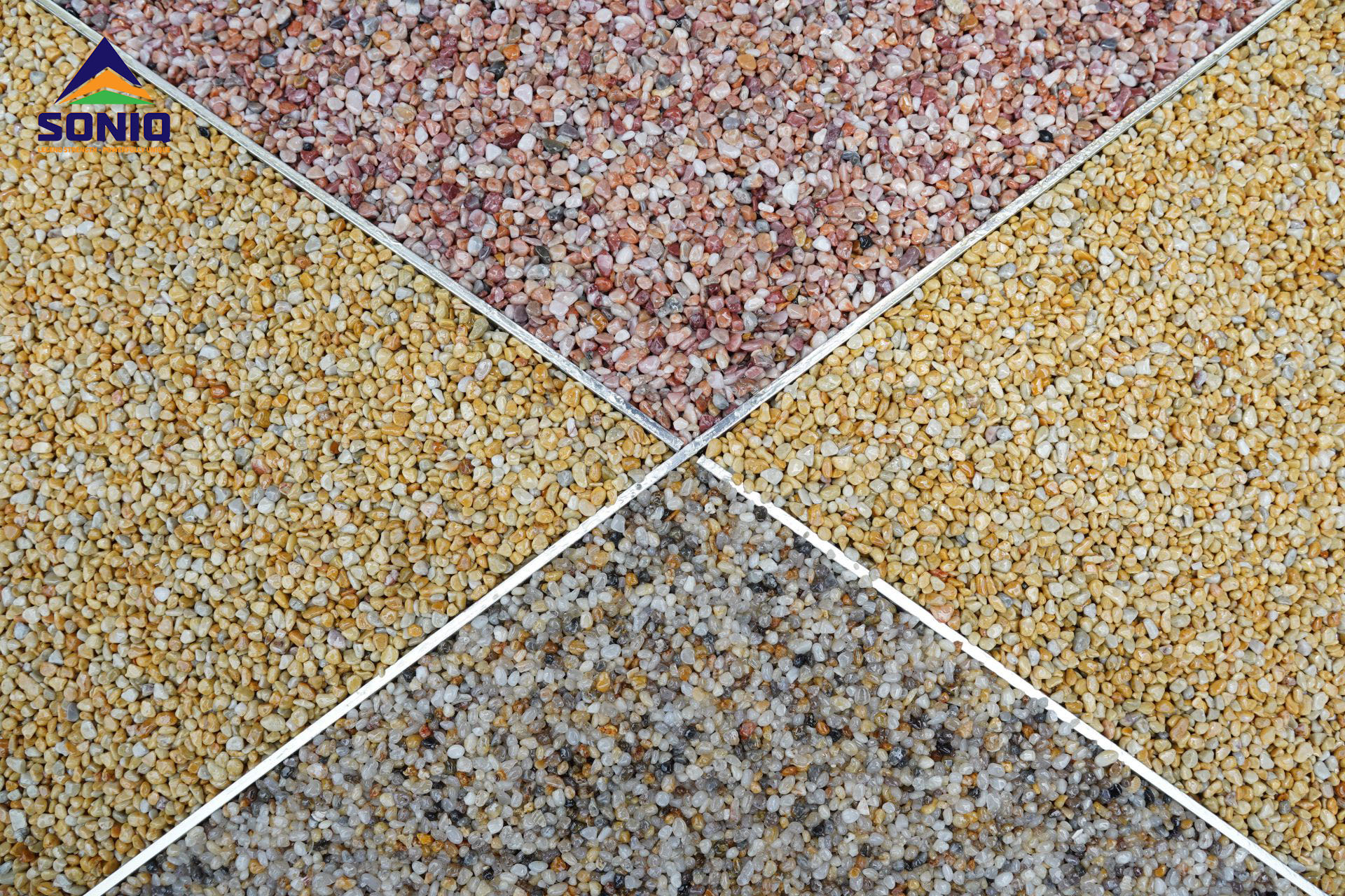 thi công sàn sỏi