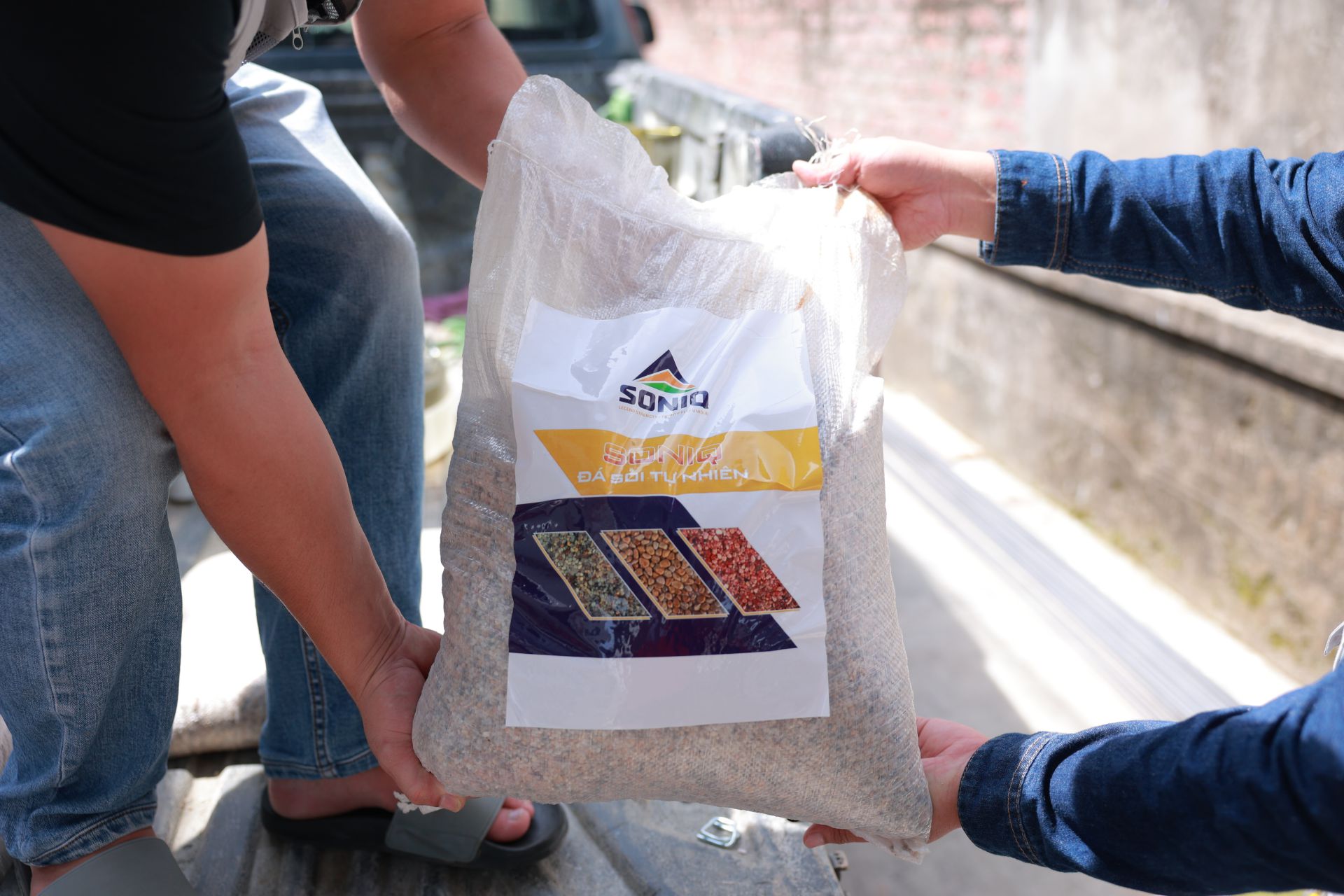 Đá sỏi đóng bao