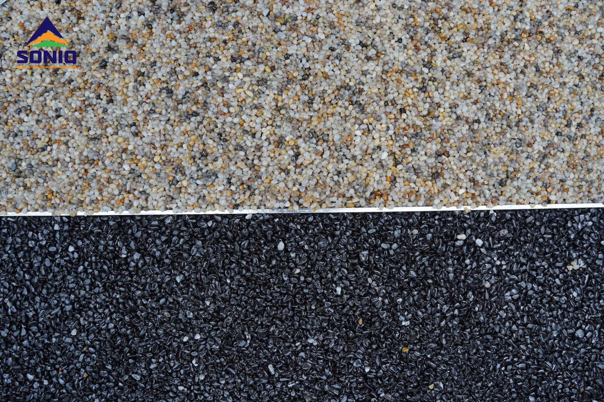 sàn đá sỏi tự nhiên sang trọng