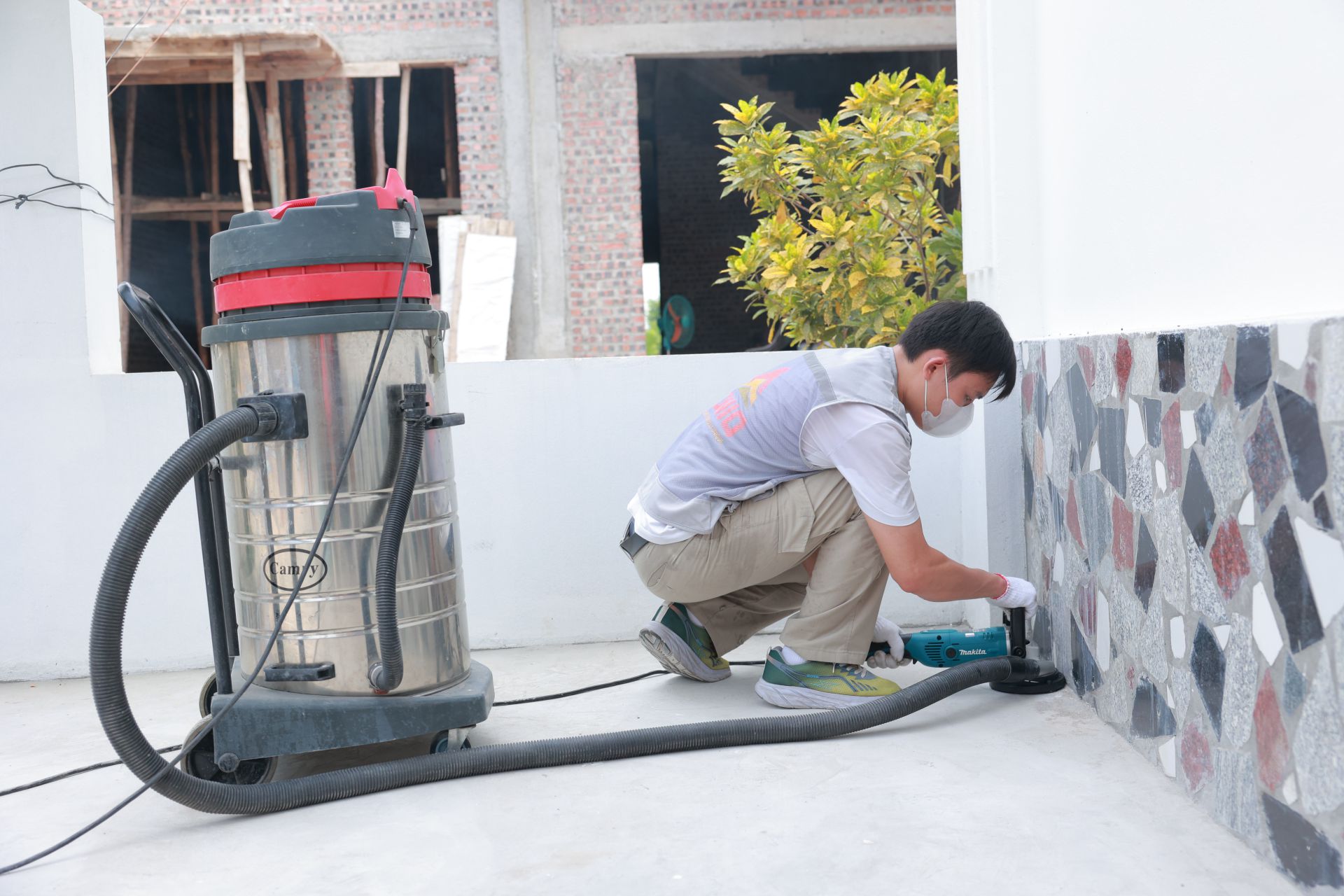 Lưu ý khi thi công sàn sỏi ngoài trời